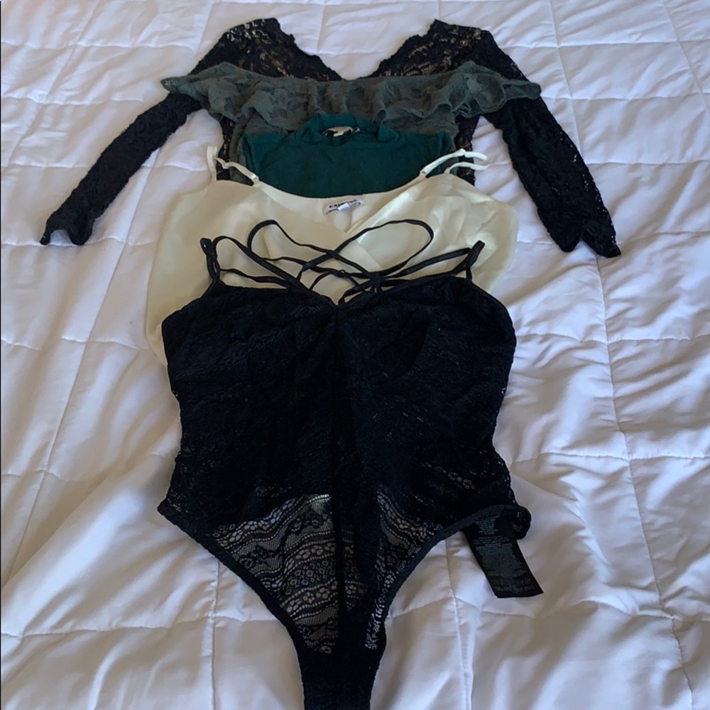 Bundle of (5) bodysuits